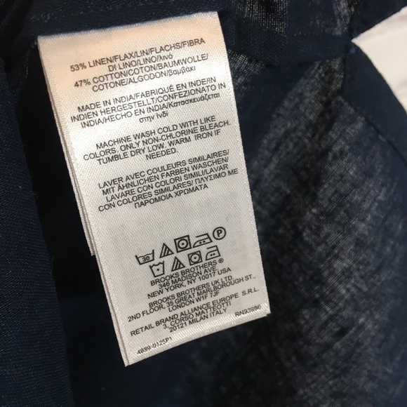 BROOKS BROTHERS 346 Embroidered Blouse Tunic Top - Picture 5 of 5